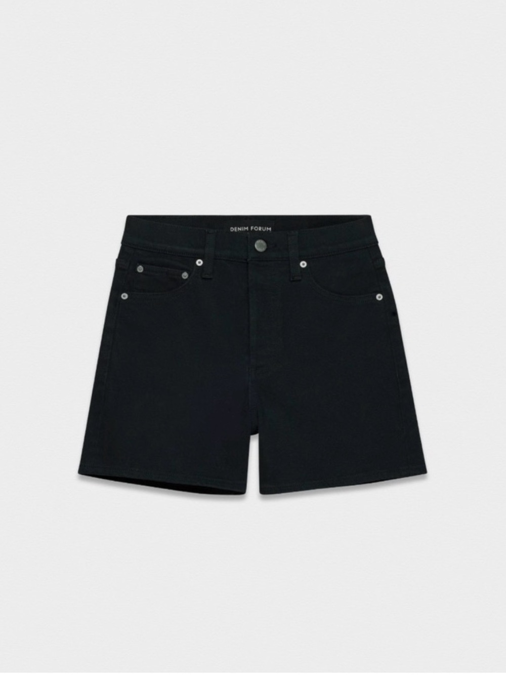 Denim Forum ‘50s Arlo High-Rise Denim Shorts